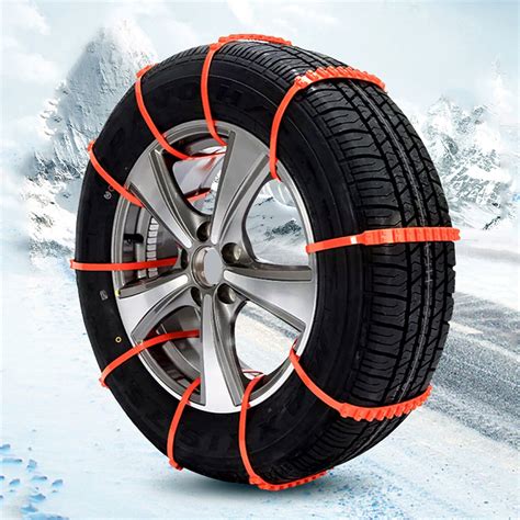 Buy 10 PCS Snow Tire Chain for Car Truck SUV Anti Skid Emergency Winter ...