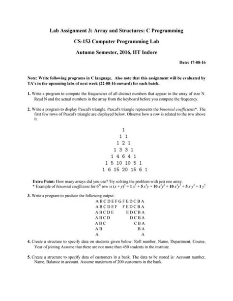 C Programming Assignment 的图像结果