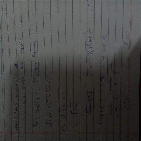 (a) If (3, 4), (-2, 3) and (x, y) are the vertices of an equilateral ...