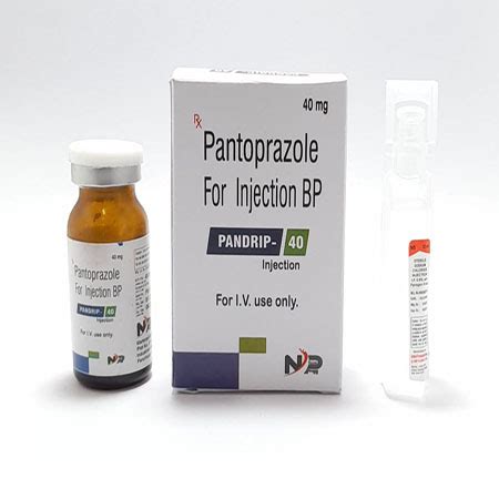 Pandrip 40 Injections - Pantoprazole for Injection BP - Noxxon ...