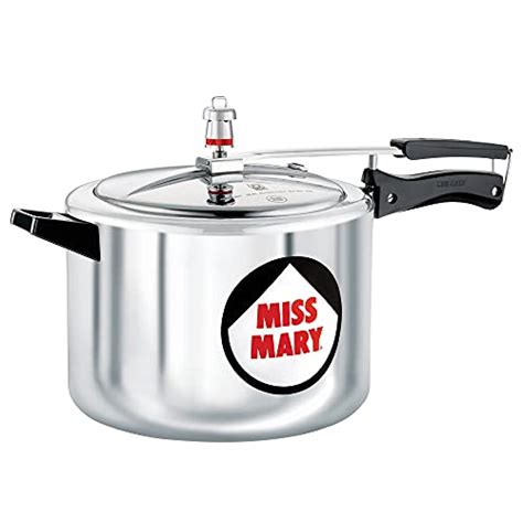 Hawkins Miss Mary Aluminium Pressure Cooker 8.5 Litres | Durable Outer ...