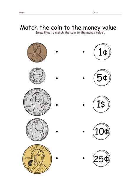 Money Worksheet 的图像结果