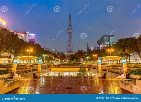Nagoya TV Tower Japan stock image. Image of japan, scenery - 93741483