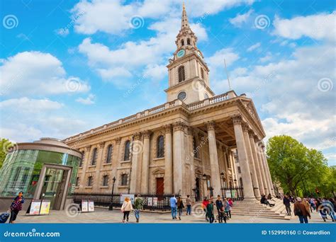 St Martin-in-the-Fields Church in London, UK Editorial Image - Image of ...