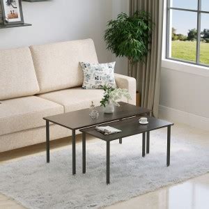 BLUEWUD Gustowe Engineered Wood Coffee Table Price in India - Buy ...