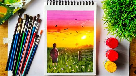 Image result for How to Paint Using Poster Colours