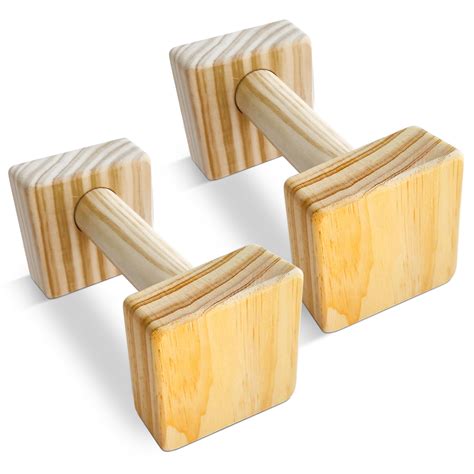 Wooden Push Up Bars Calisthenics Equipment For Floor And Outside ...