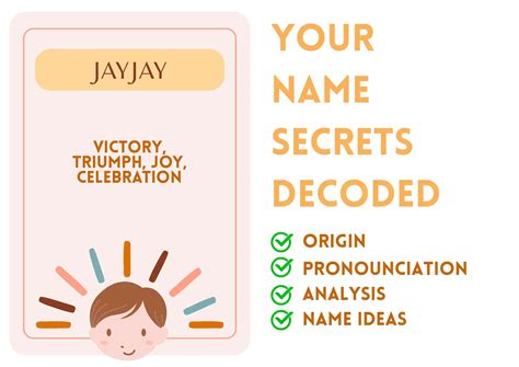 Jayjay - Boy Name Meaning and Pronunciation