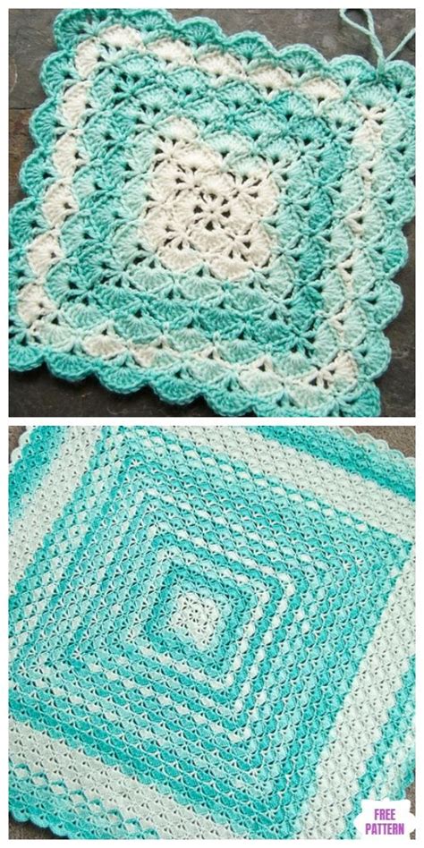 Image result for Beautiful Shells Granny Square Pattern