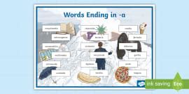Words Ending in -and Word Mat (teacher made) - Twinkl