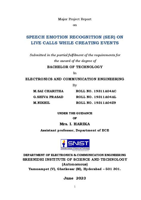 4.2 Final Report (Sprial) - Major Project Report on SPEECH EMOTION ...