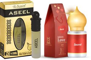 Al Nuaim Nuaim Aseel & Binaffan Secret 6 ML Series Long Lasting Pack of ...