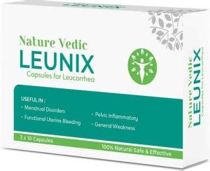 Nature Vedic Leunix Ayurvedic Capsules for Menstrual Disorders ...