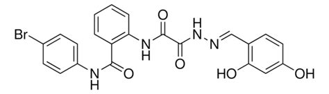 N-(4-BR-PH)-2-(((2-(2,4-DIHYDROXYBENZYLIDENE)HYDRAZINO)(OXO)AC)AMINO ...