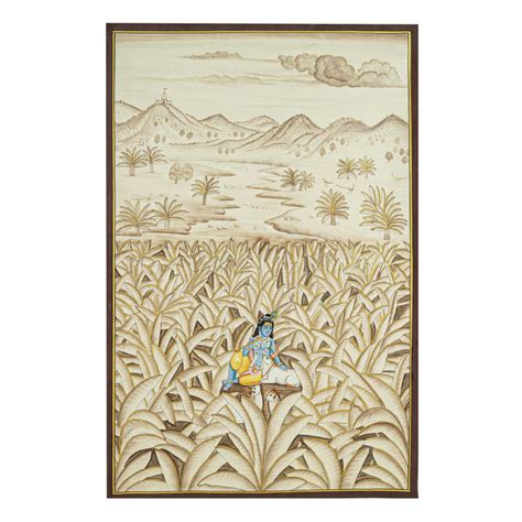 Buy Paintings | Shri Krishna Kadali Kunj with Frame | Shop at The ...