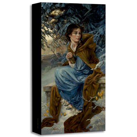 ''Love Blooms in Winter'' Giclée on Canvas by Heather Edwards | Disney ...