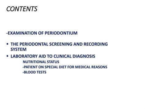 Clinical diagnosis in periodontology | PPTX | Dental Health | Diseases ...