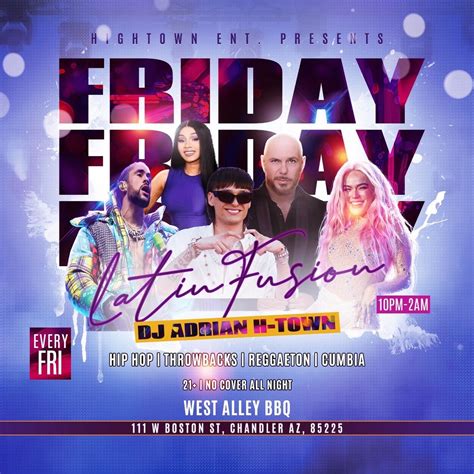 Friday Latin Fusion Night, 111 W Boston St, Chandler, AZ, United States ...