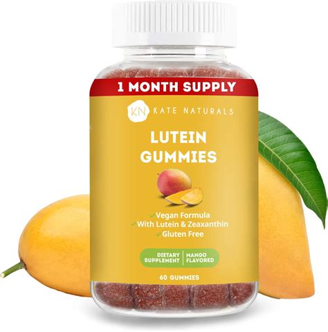 60 Count Premium Eye Care Gummies by Kate Naturals - India | Ubuy