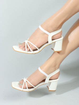 Buy Iconics White Back Strap Party Women Sandals Online