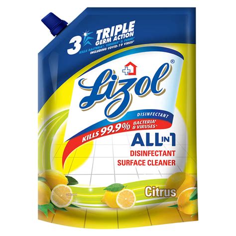 Buy LIZOL DISINFECTANT SURFACE & FLOOR CLEANER LIQUID REFILL PACK ...
