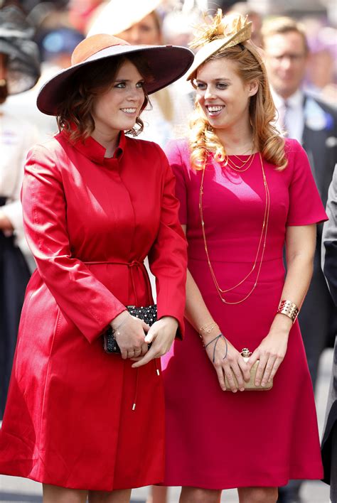 Princesses Eugenie and Beatrice of York were all smiles at the Royal | Royal Fetes and Red ...