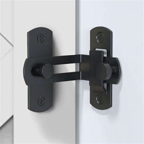 90 Degree Locking Privacy Lock Sliding barn Door | Ubuy India