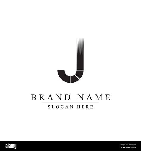 initials letter J logo design vector illustration template, Initial letter J logo, Creative J ...