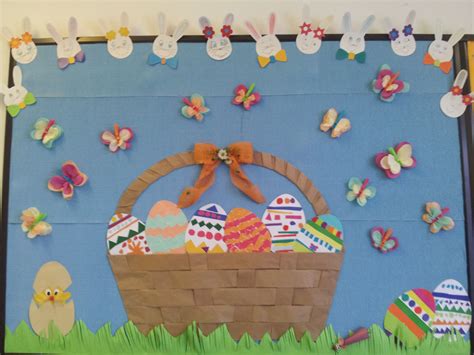 Easter bulletin board idea | Easter classroom, Easter bulletin boards ...