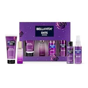 BELLAVITA Date Woman Travel Size Gift Set with Body Shower Gel 55ml for ...