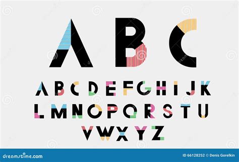 Alphabetic fonts stock vector. Illustration of design - 66128252
