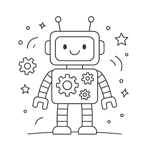 Robot outline Images - Free Download on Freepik