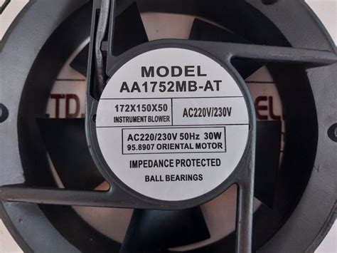 Acdc Dynamics Aa1752Mb-at Axial Fan – Aeliya Marine