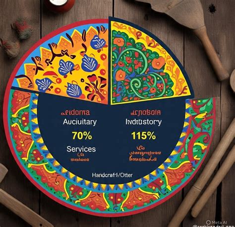Draw a neat pie chart using the following data about occupations in a ...