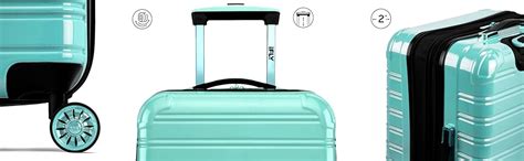 Buy iFLY Fibertech Checked ABS/PC Lightweight Fashionable Hardside ...