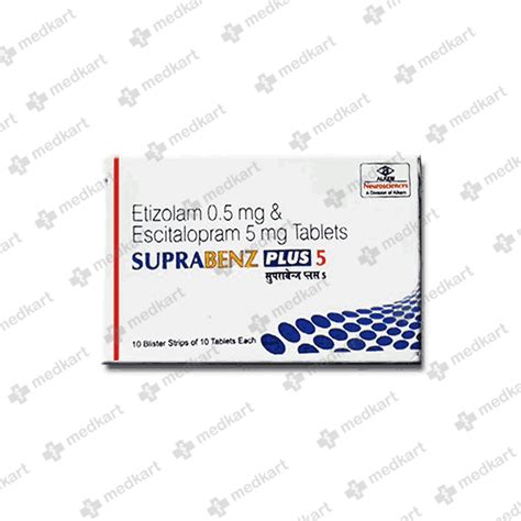 SUPRABENZ PLUS 5MG TABLET 10'S, Price, Composition & Generic ...