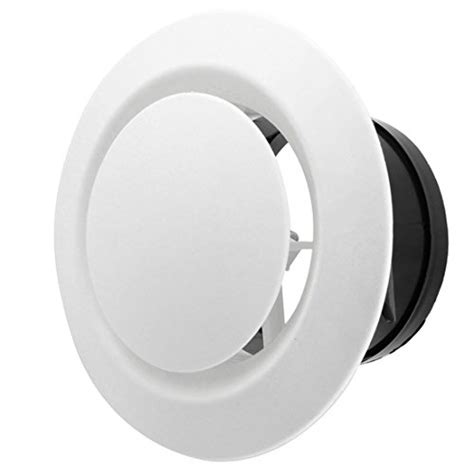 Buy Round Ceiling Extract Valve Adjustable Air Vent Grille Diffuser ...