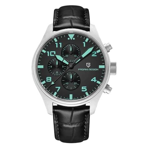 Pagani Design PD-1703 42MM Pilot Chronograph Men's with Seiko VK67 Qua ...