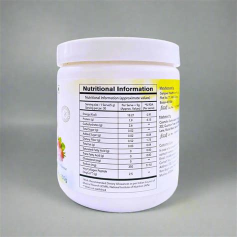 Cosmofix Procoll Veg Collagen Peptide Powder - Strawberry Flavour by ...