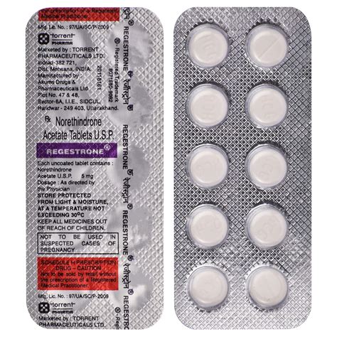 Regestrone - Strip of 10 Tablets : Amazon.in: Health & Personal Care