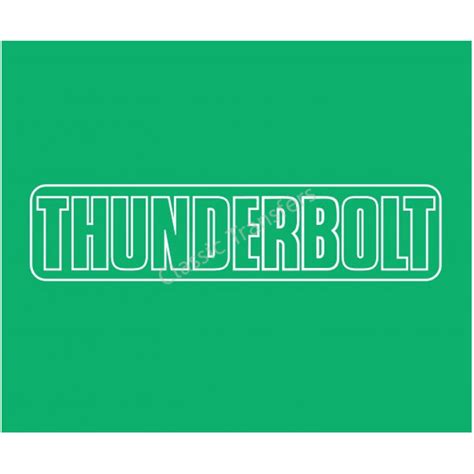 BSA Thunderbolt Sticker for Side Cover 1972 | BRITISH Only Austria ...