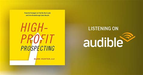 High-Profit Prospecting by Mark Hunter CSP - Audiobook - Audible.in