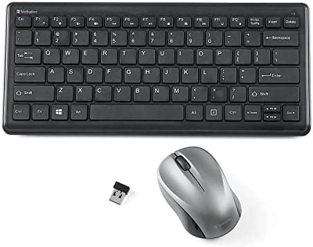 Amazon.in: Buy Verbatim Wireless Keyboard and Mouse Combo Compact ...