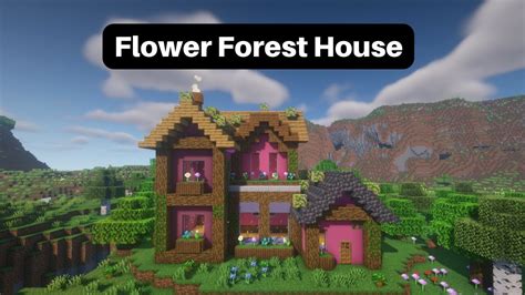 Image result for Flower Forest House Tutorial Minecraft