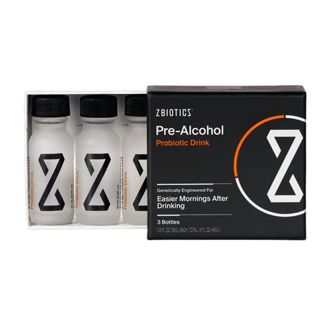 Zbiotics Pre Alcohol Feel Better After Drinking Wake Up Refreshed ...