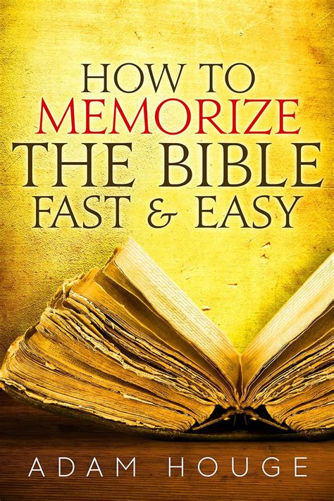 How To Memorize The Bible Fast And Easy eBook : Houge, Adam: Amazon.in ...