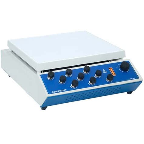 Cole-Parmer SHP-200-MP9-120 Nine-Position Stirring Hot Plate, 120V from ...