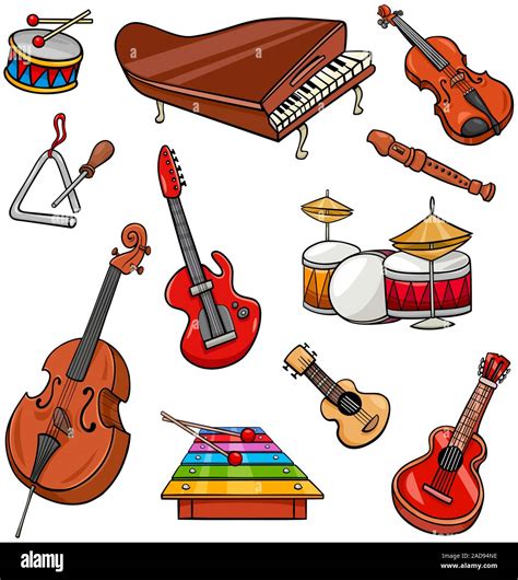 Image result for Musical Instruments Names Cartoon