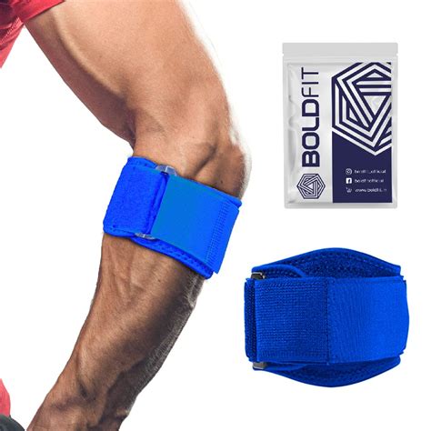Buy Boldfit Neoprene Tennis Elbow Support for gym with Strap, for pain ...