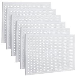 Yaocom 6 Pcs Peg Board Combination Kit Wall Mount Pegboard Wall ...